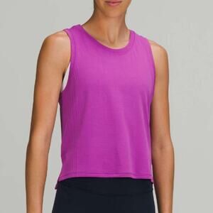 Lululemon Train To Be Tank Top in Vivid Plum Women Size 14 Athletic Activewear